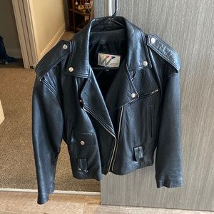 W by Wilson Leather Leather Jacket